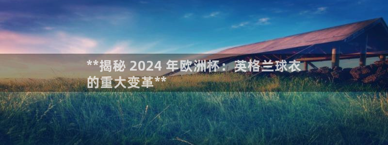 欧洲杯投注官方网站入口：**揭秘 2024 年欧洲杯：英格兰球衣
的重大变革**